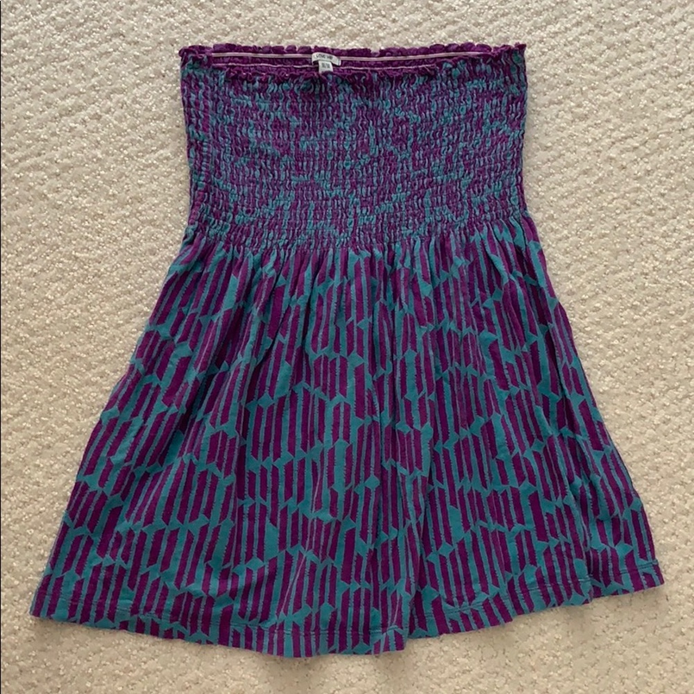 Cute purple and blue tube top